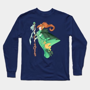 Green Wizard Long Sleeve T-Shirt